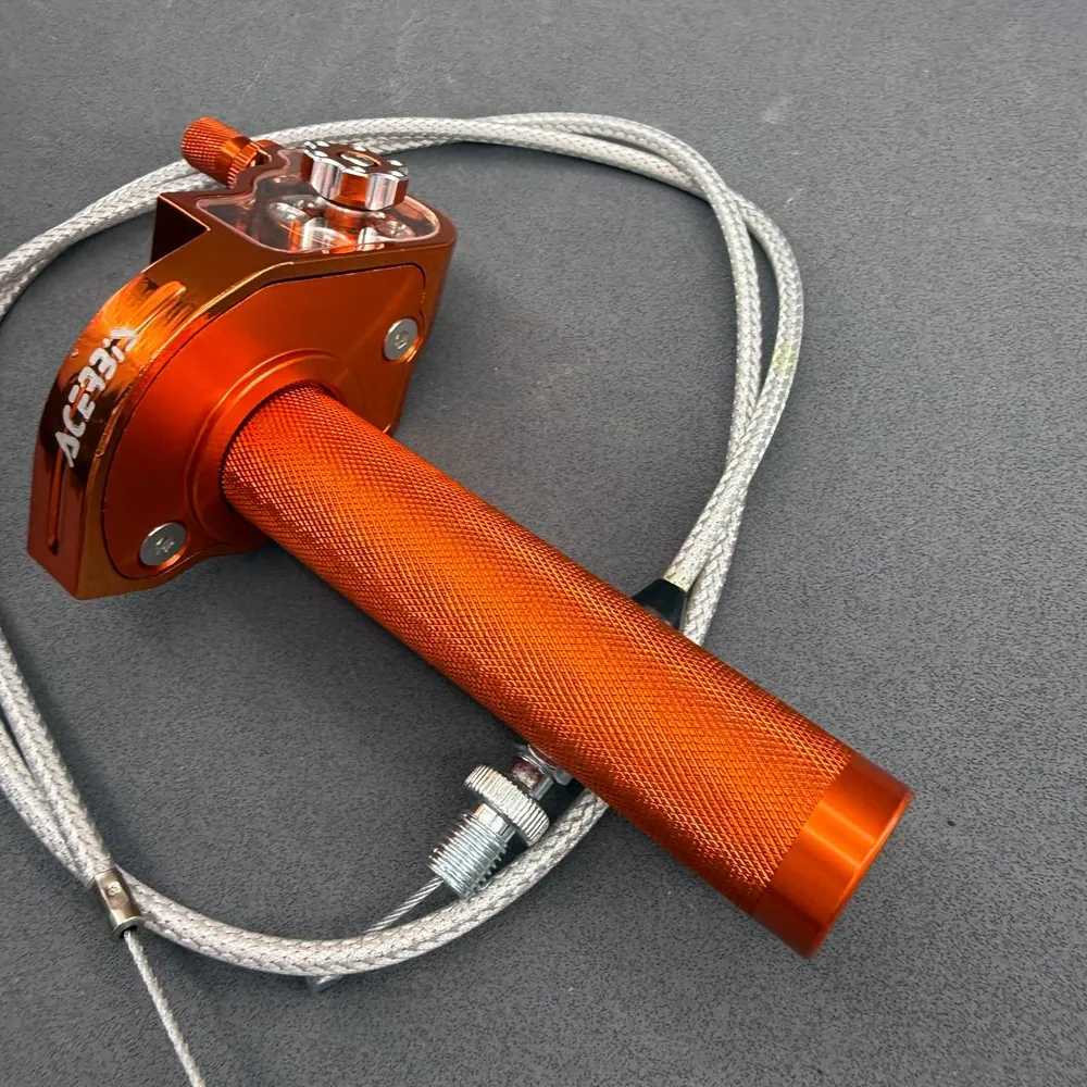 Ручка газа CNC оранжевая