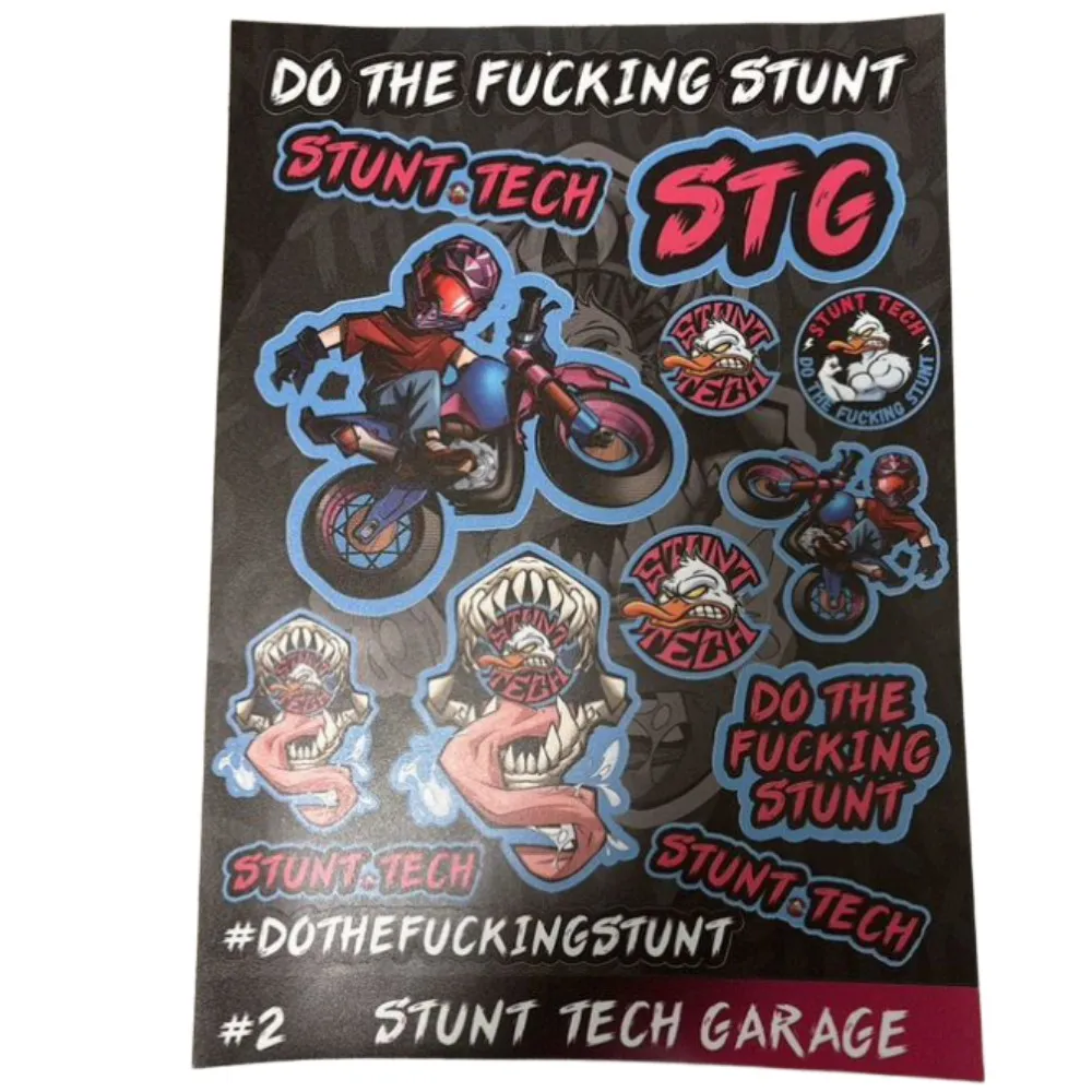 Стикер Пак STG Stunt Tech №2