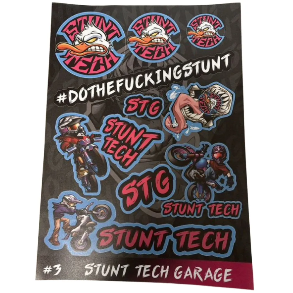 Стикер Пак STG Stunt Tech №3
