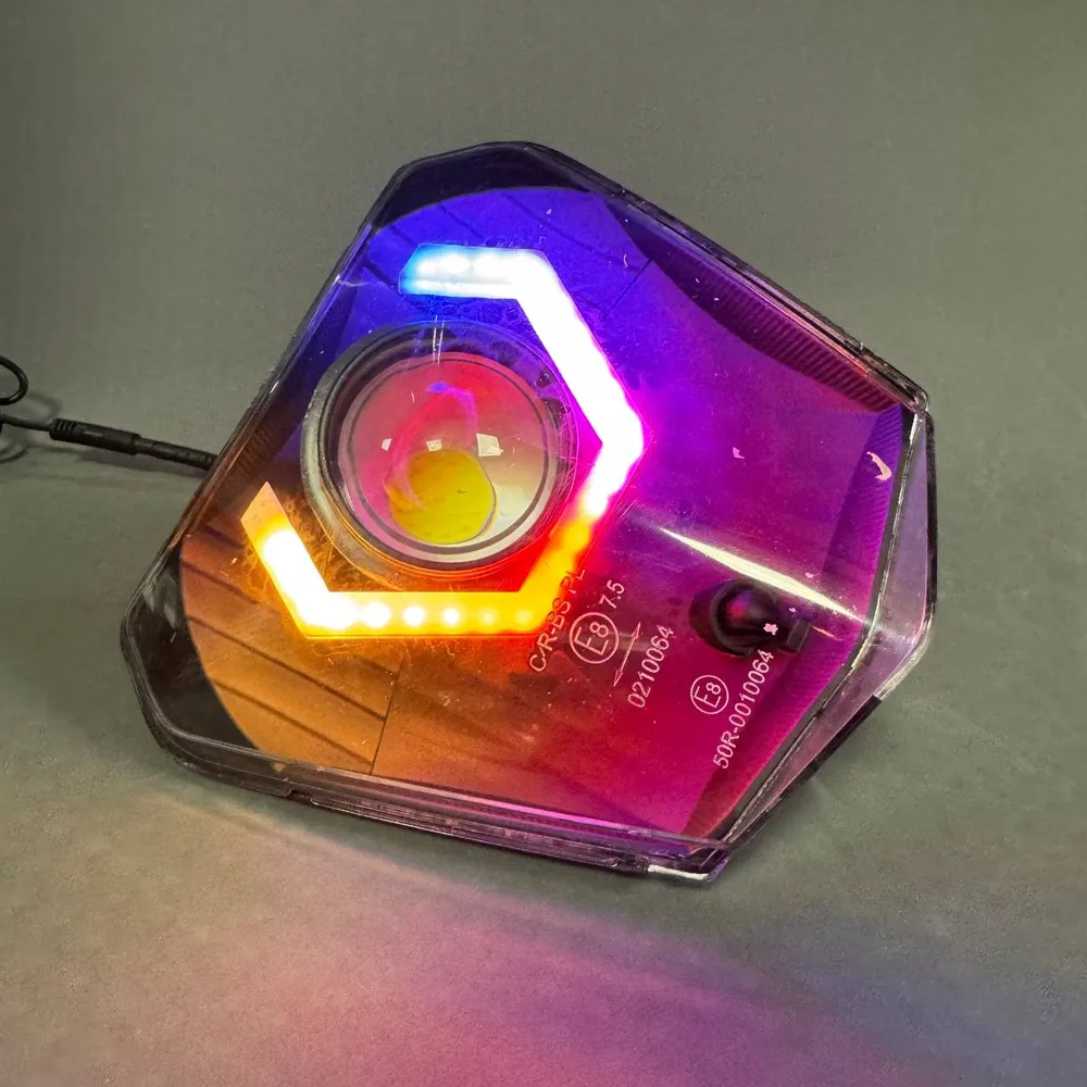 Фара Ангельский глаз RGB управляемый с телефона