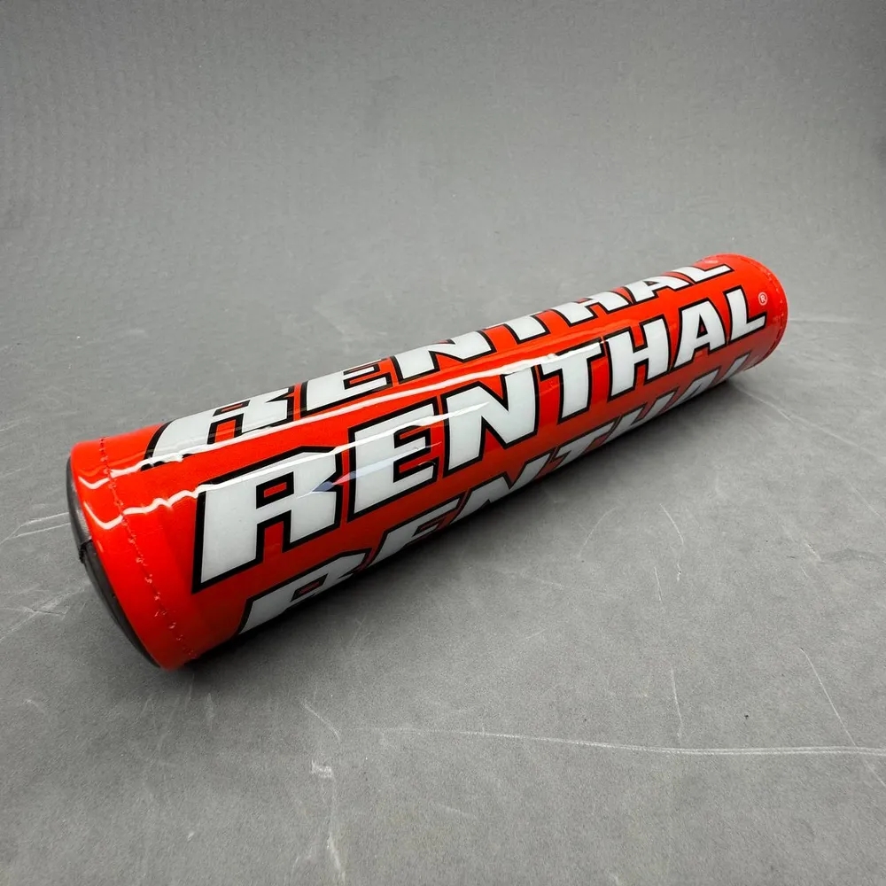 Подушка руля renthal круглая красная тип2