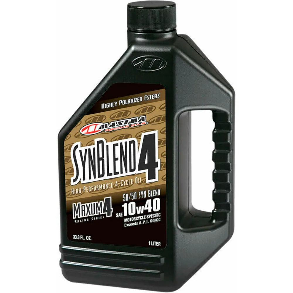Масло моторное Maxima 4T Syn Blend Ester 10W40 Maxum 4 (1 л) SG/CC п/синт